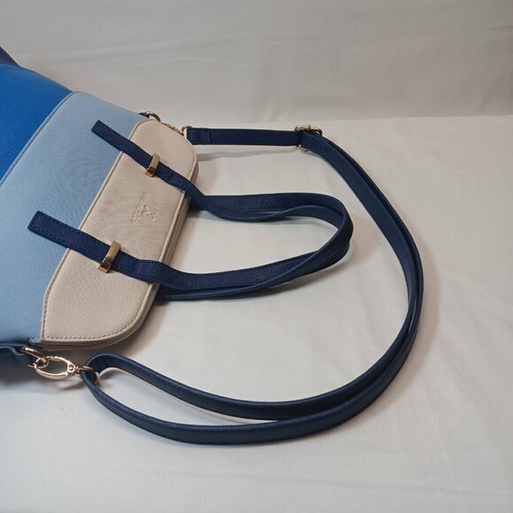 Karla Hanson Dome Shaped Grace Women's Satchel Bag Blutone - Picture 12 of 14